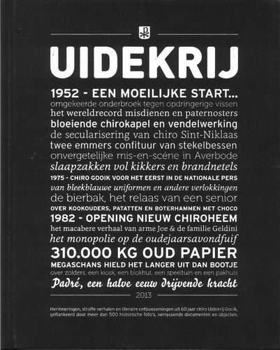 Kaft van Uidekrij